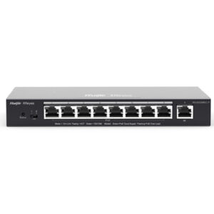 RG-ES209GC-P, 9-Port Gigabit Smart Cloud Mananged PoE Switch
