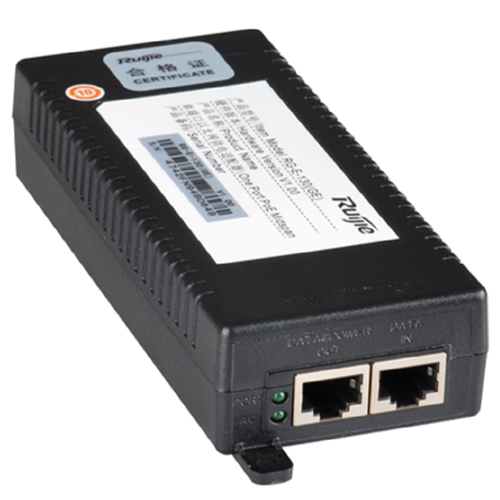 Ruijie RG-E-130(GE) POE Injector 802.3at POE+ 53VDC 30W Port Gigabit