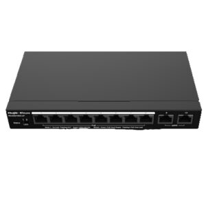 REYEE RG-ES210GC-LP, 10-Port Gigabit Smart Cloud Mananged PoE Switch