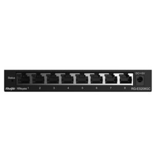 RG-ES208GC, 8-Port Gigabit Smart Cloud Managed Non-PoE Switch