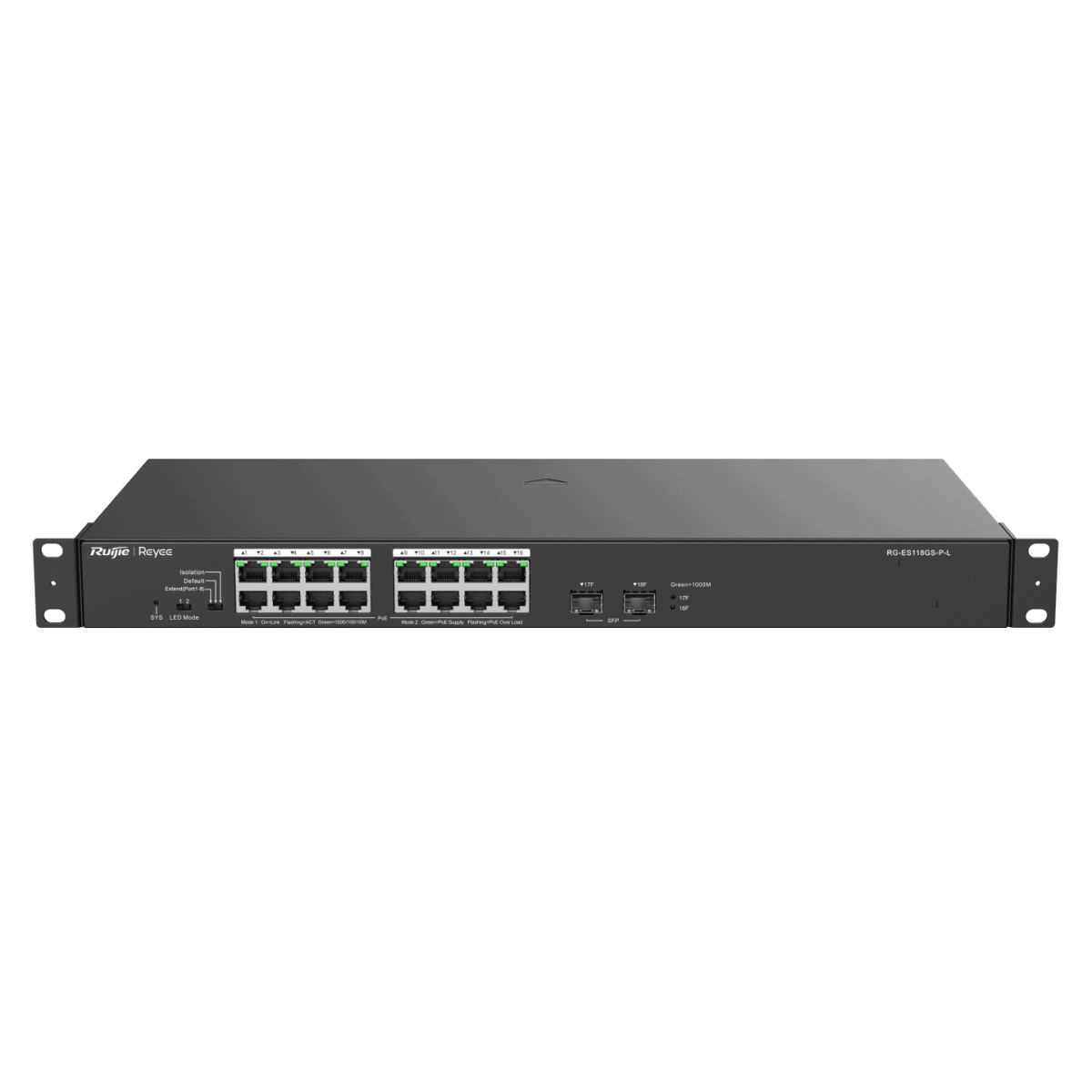 Switches รุ่น RG-ES118GS-P-L 18-Port 10/100/1000 Mbps Unmanaged PoE Switch - Image 4