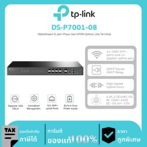 Aginet PON Series รุ่น DS-P7001-08 DeltaStream 8-port Pizza-box GPON Optical Line Terminal