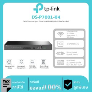 Aginet PON Series รุ่น DS-P7001-04 DeltaStream 4-port Pizza-box GPON Optical Line Terminal