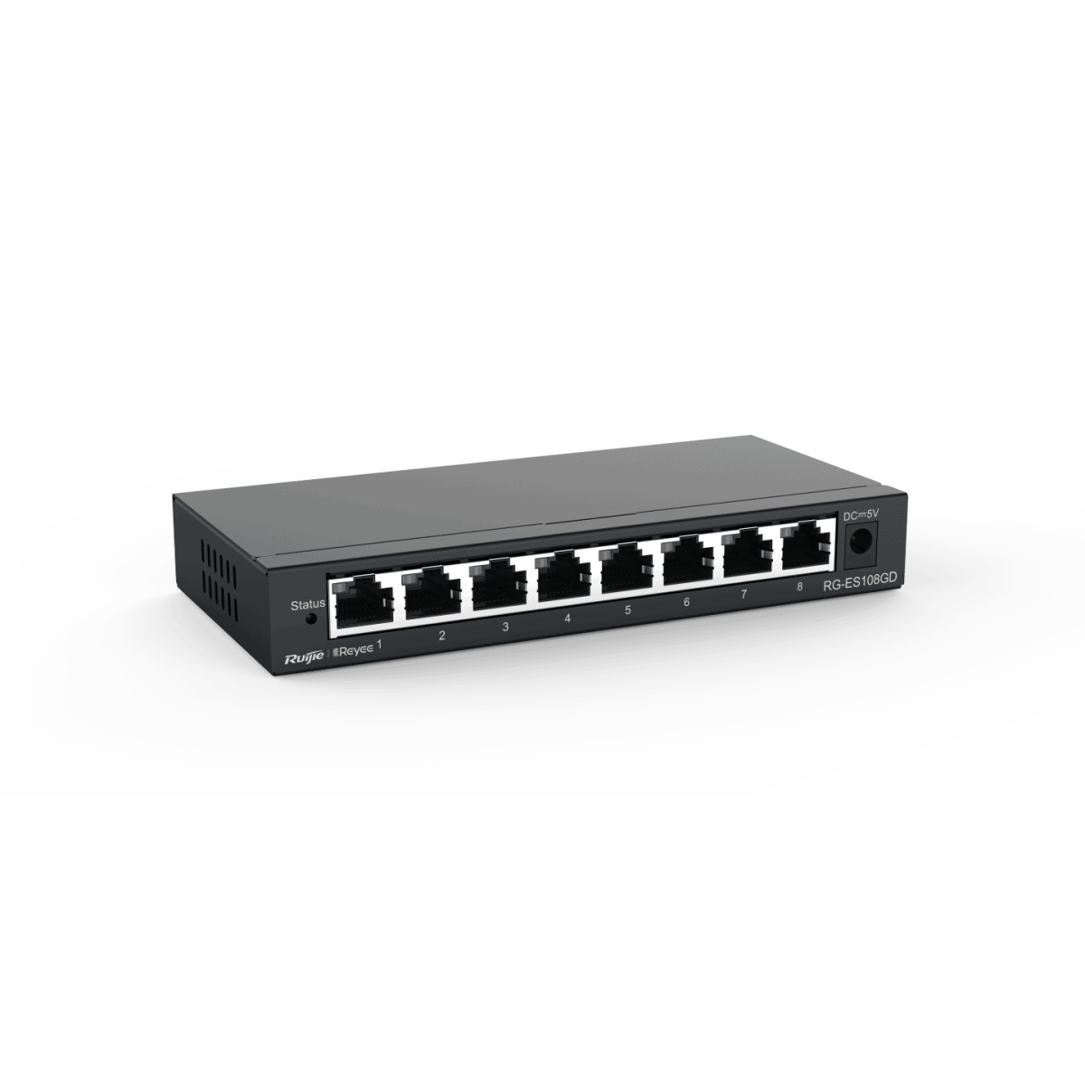 Switches รุ่น RG-ES108GD 8-port 10/100/1000Mbps Unmanaged Non-PoE Switch Home Office, Retails, - Image 2