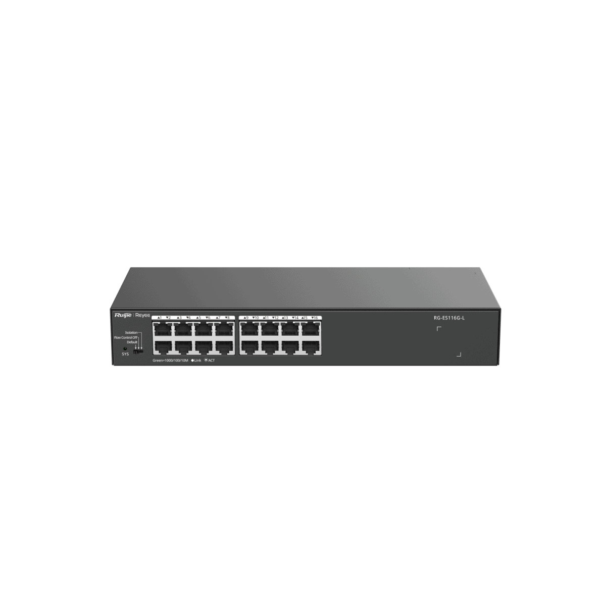 Switches รุ่น RG-ES116G-L 16-Port 10/100/1000 Mbps Unmanaged Non-PoE Switch - Image 2