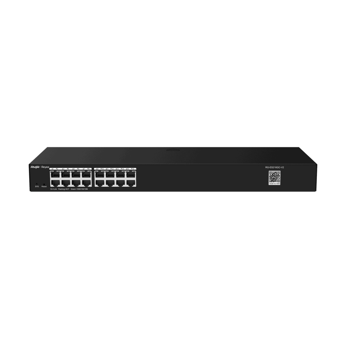 Switches รุ่น RG-ES216GC-V2 สวิทช์จัดการผ่านคลาวด์อัจฉริยะกิกะบิต 16 พอร์ต ไม่มี PoE - Image 2