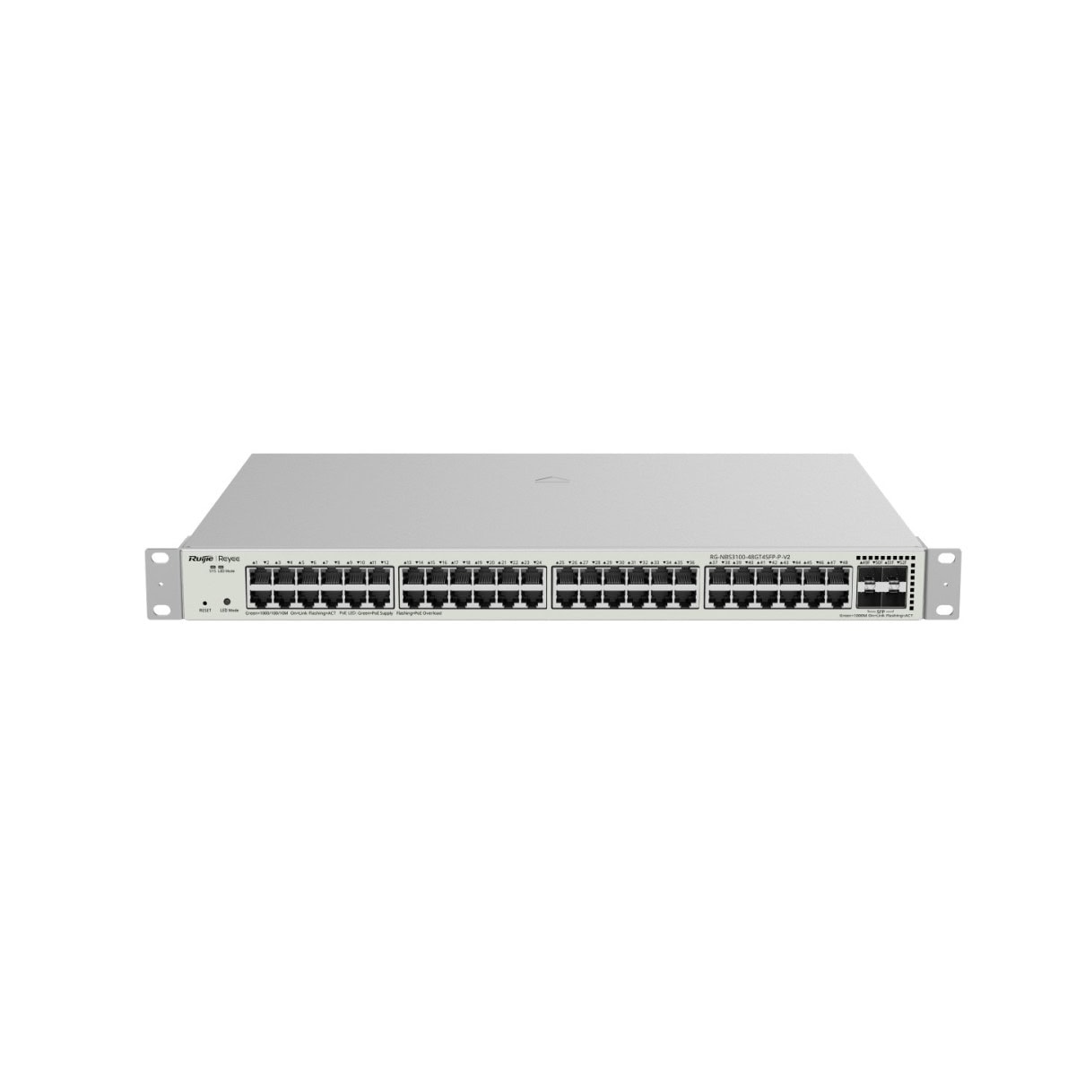 Ruijie / Reyee สวิตช์ 48 พอร์ต รุ่น RG-NBS3100-48GT4SFP-P-V2 พร้อมการจัดการผ่านระบบคลาวด์ และพอร์ตอัปลิงก์ 1G จำนวน 4 พอร์ต - Image 2