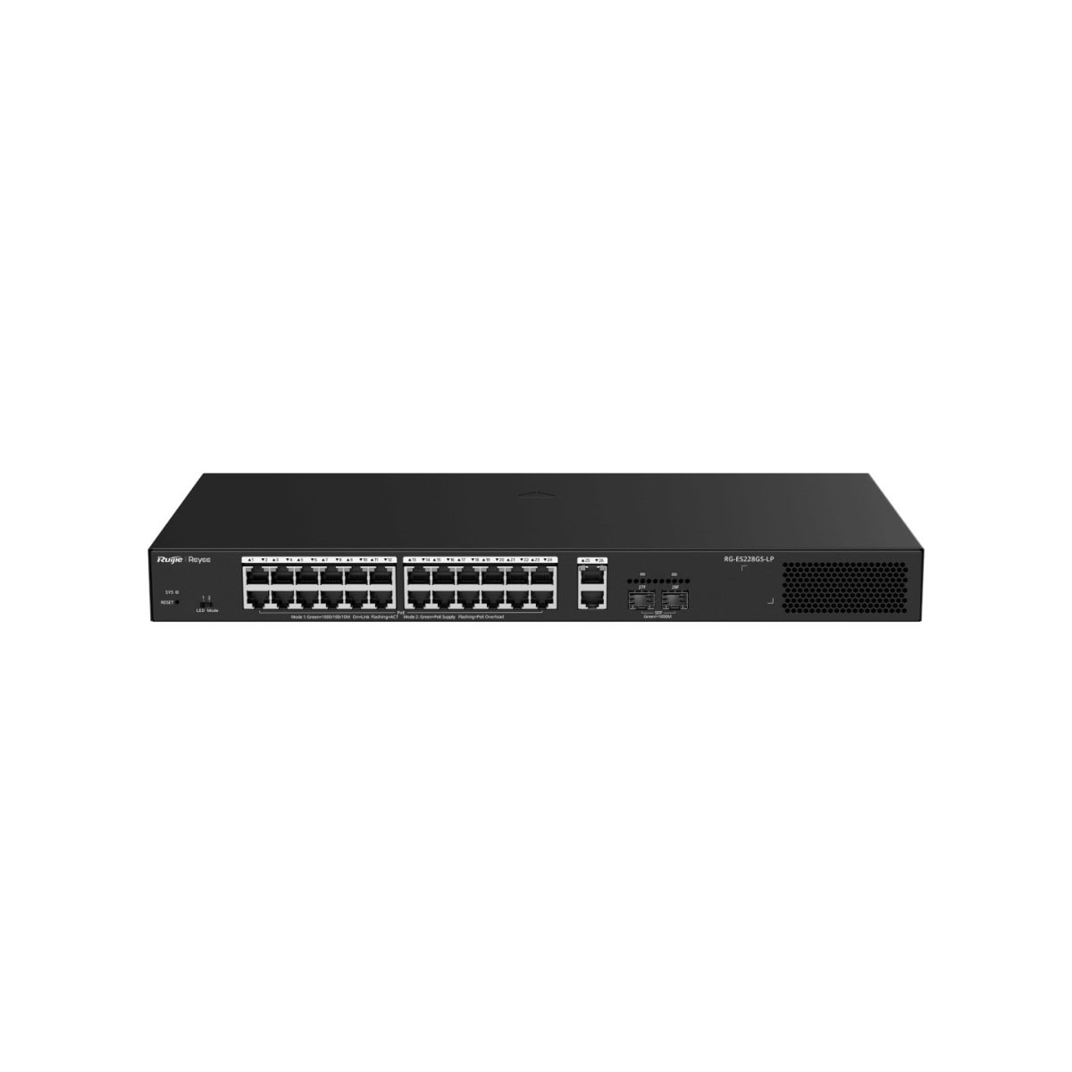 Switches รุ่น RG-ES228GS-LP 28-Port Gigabit Smart Cloud Managed PoE Switch - Image 2