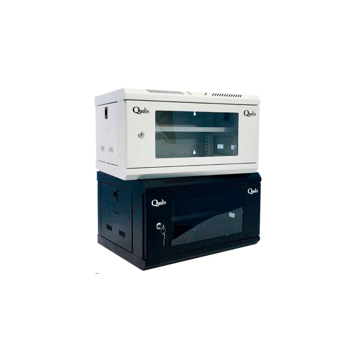 Qoolis Rack 6U รุ่น QA6406-B (สีดำ) - Image 3