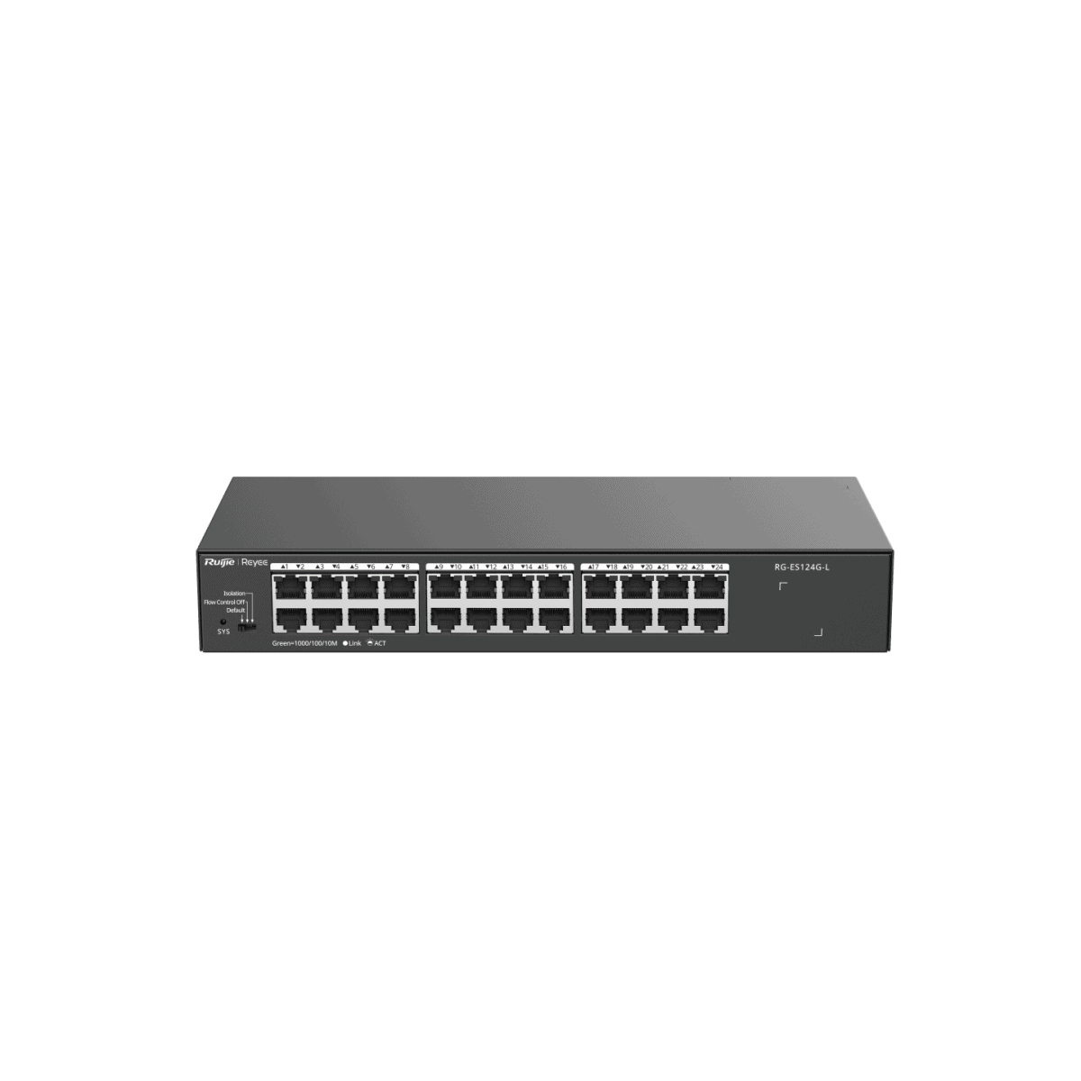 Switches รุ่น RG-ES124G-L สวิตช์ที่ไม่ใช้ PoE ที่ไม่มีการจัดการโดยมีพอร์ตความเร็ว 10/100/1000 Mbps จำนวน 24 พอร์ต - Image 3